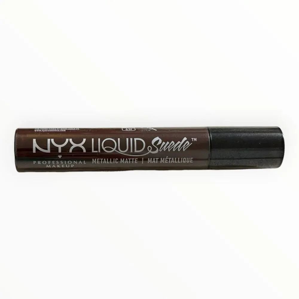 NYX Liquid Suede Metallic Matte Lipstick LSCL32 Neat Nude Dirty Grey Plum New